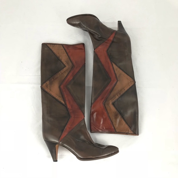 Shoes - Abstract Italian Leather Boots